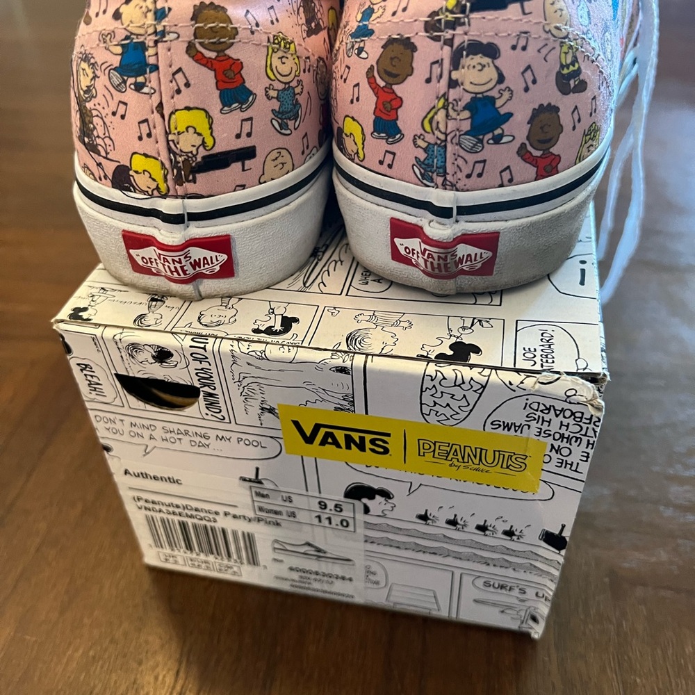 Vans Peanuts Shoes - Pink size 9.5 men’s - Picture 8 of 8